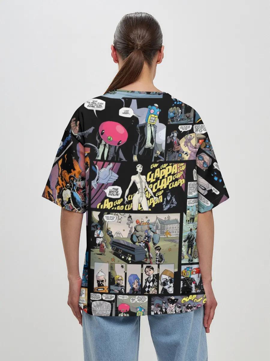 Женская футболка оверсайз / Академия Амбрелла