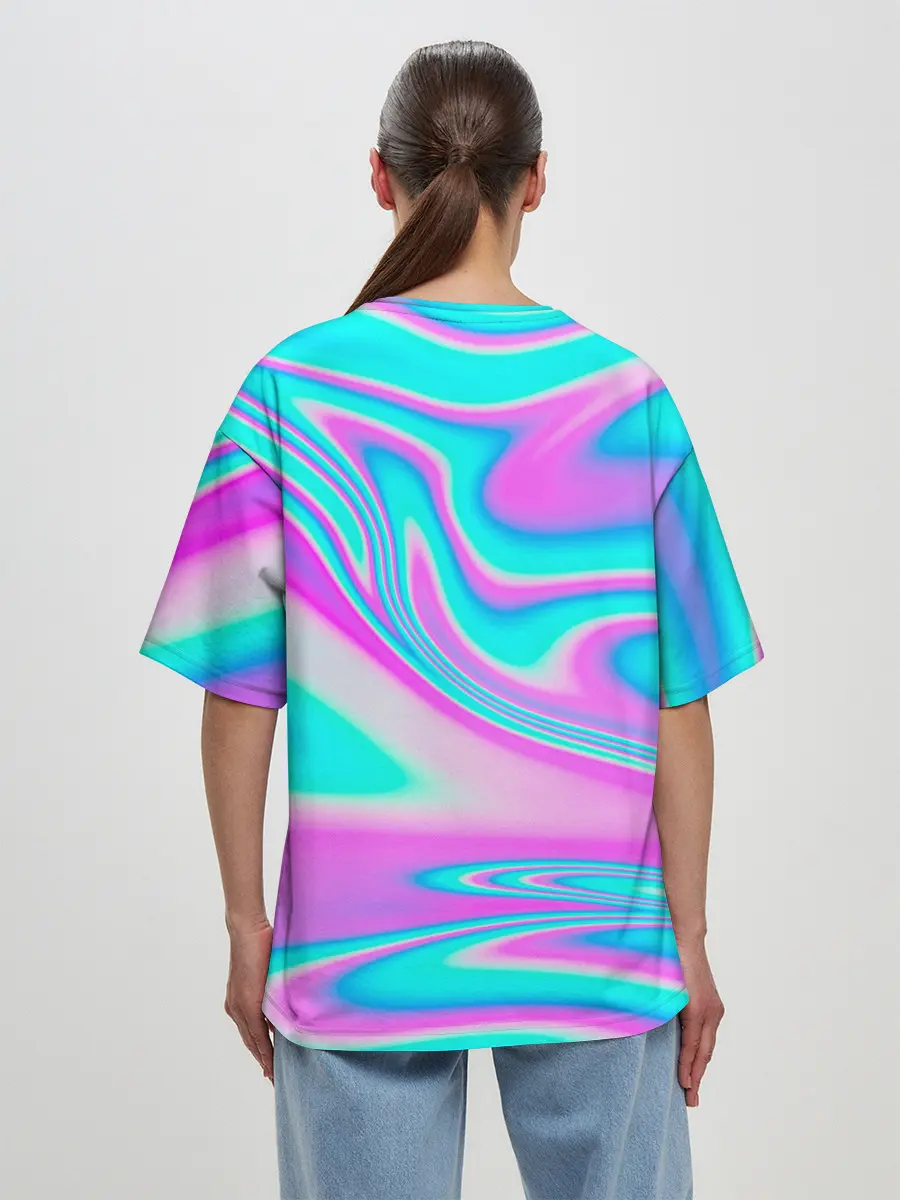 Женская футболка оверсайз / Пикачу