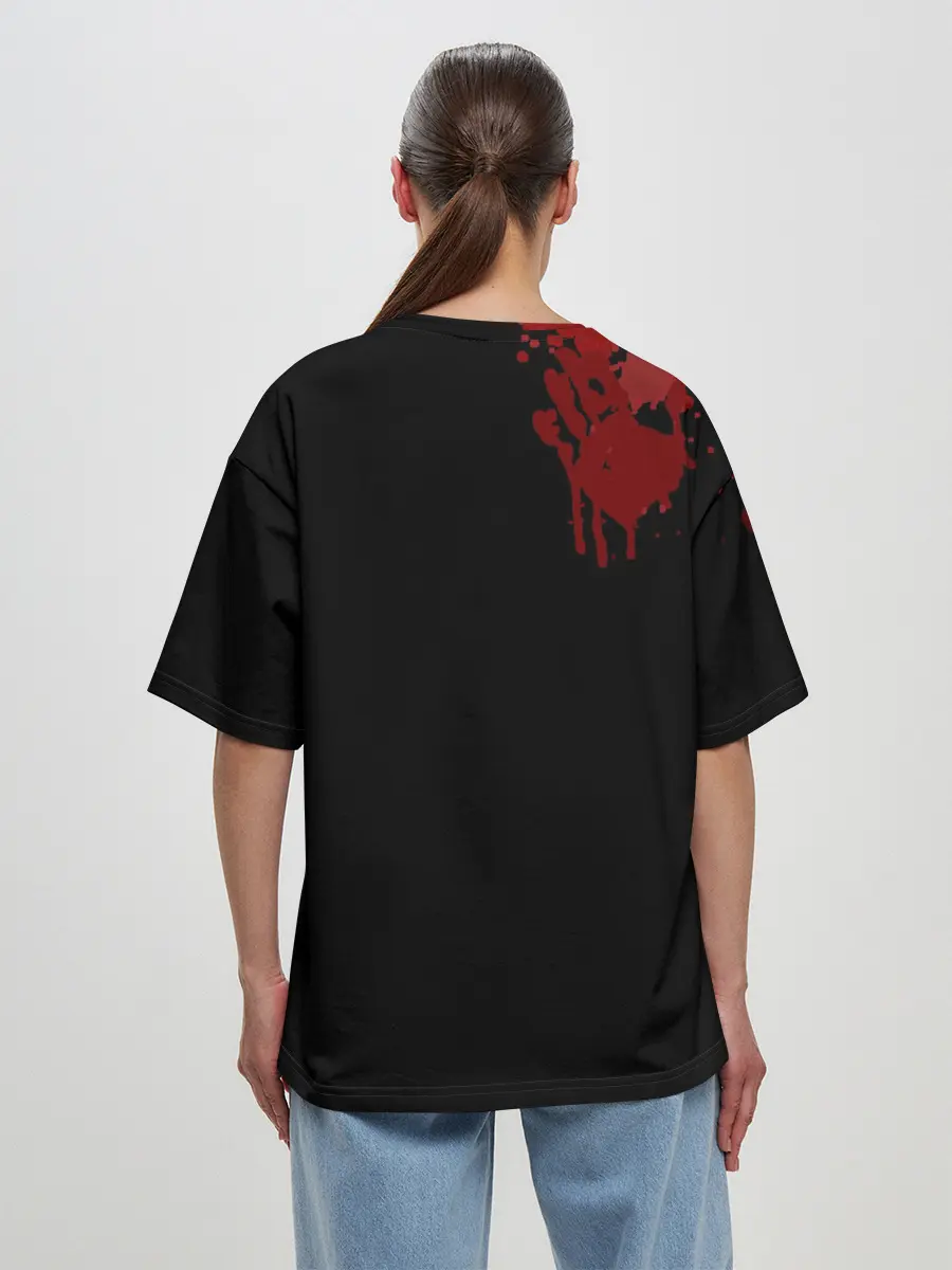 Женская футболка оверсайз / Гангстер 3