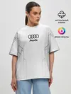 Женская футболка оверсайз / AUDI