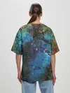 Женская футболка оверсайз / Туманный космос