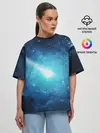Женская футболка оверсайз / Комета