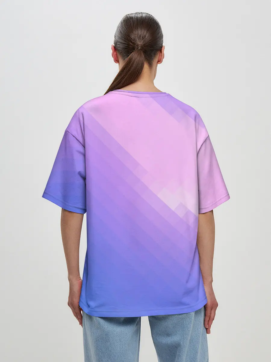 Женская футболка оверсайз / Пикси