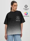 Женская футболка оверсайз / Mercedes-Benz