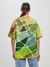 Женская футболка оверсайз / Мозаика