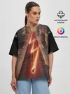 Женская футболка оверсайз / The Flash