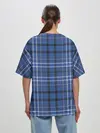 Женская футболка оверсайз / Шотландка | Tartan