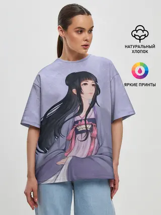 Женская футболка оверсайз / Цзян Яньли