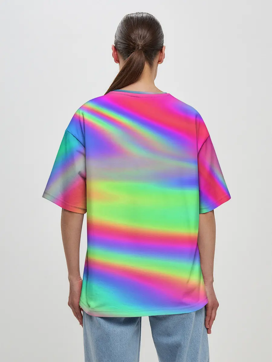 Женская футболка оверсайз / GRADIENT