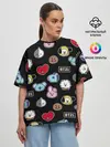 Женская футболка оверсайз / BT21 | BTS | БТС | BANGTAN BOYS