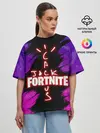 Женская футболка оверсайз / FORTNITE X TRAVIS SCOTT