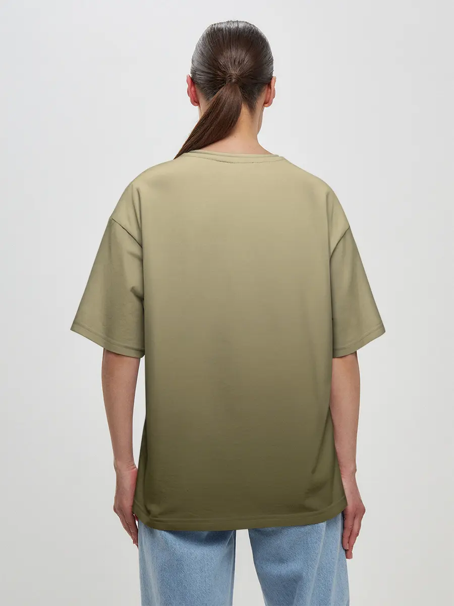 Женская футболка оверсайз / сонная сова и кофе идеальное