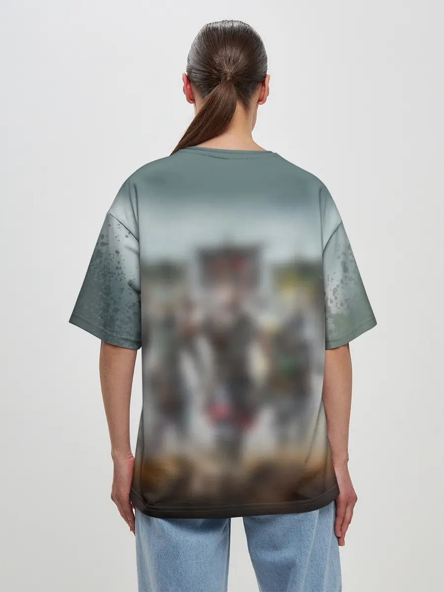 Женская футболка оверсайз / For Honor