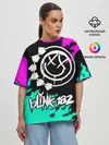 Женская футболка оверсайз / Blink-182