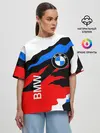 Женская футболка оверсайз / BMW