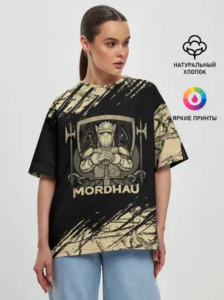 Женская футболка оверсайз / Mordhau