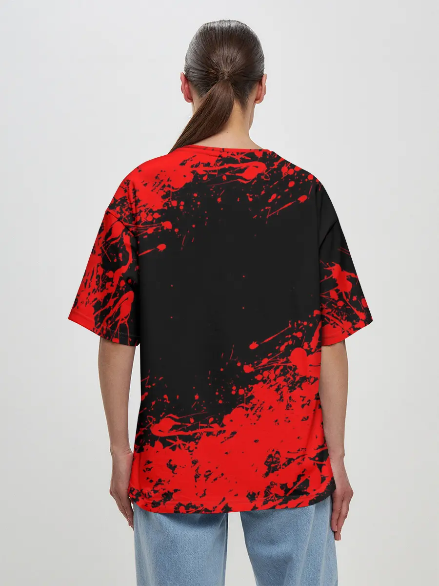 Женская футболка оверсайз / SUZUKI