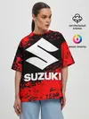 Женская футболка оверсайз / SUZUKI
