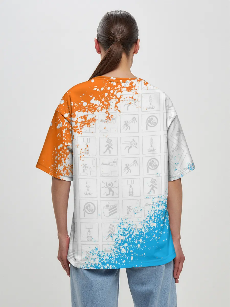 Женская футболка оверсайз / PORTAL