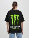 Женская футболка оверсайз / MONSTER ENERGY