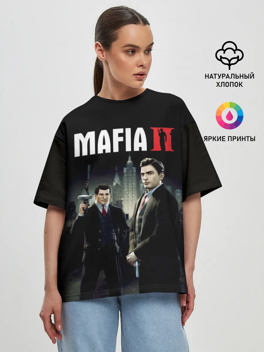 Женская футболка оверсайз / Mafia II:Definitive Edition