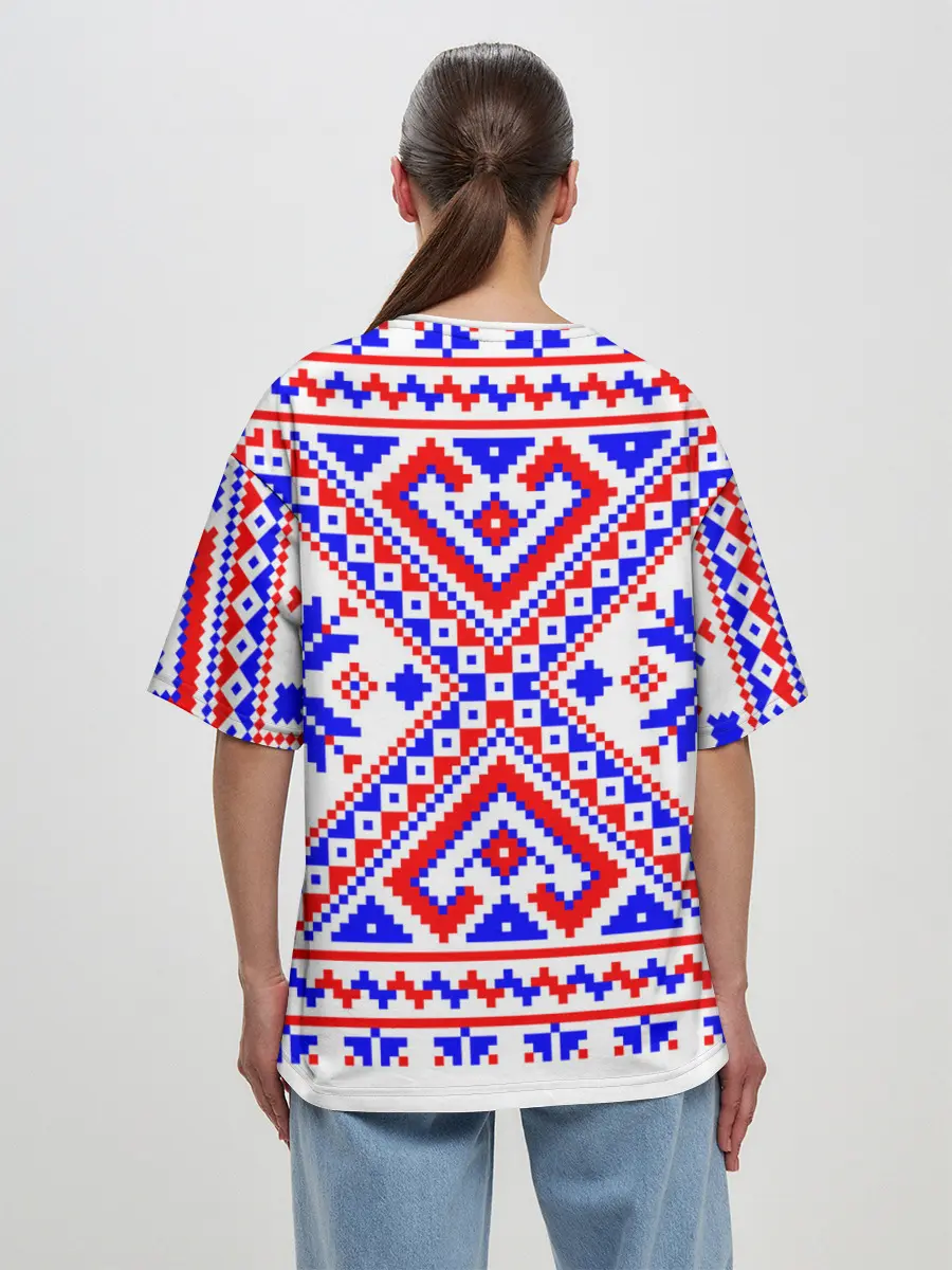 Женская футболка оверсайз / Лес мой храм