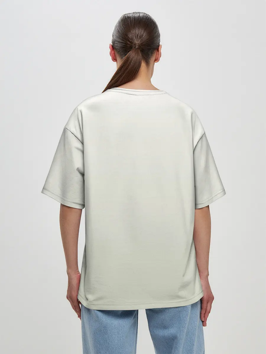 Женская футболка оверсайз / Моритака и Шинта. БАКУМАН