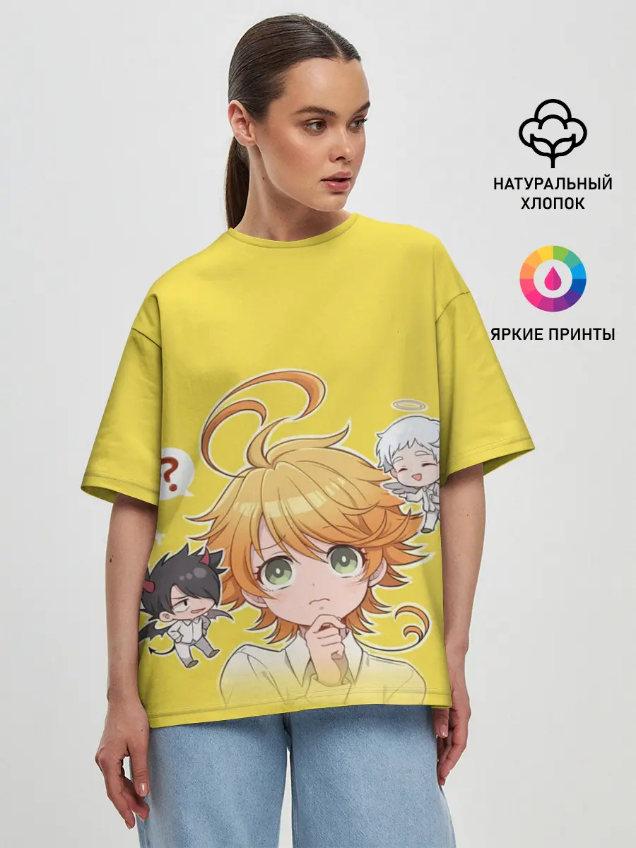 Женская футболка оверсайз / Обещанный Неверленд