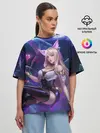 Женская футболка оверсайз / KDA League of legends