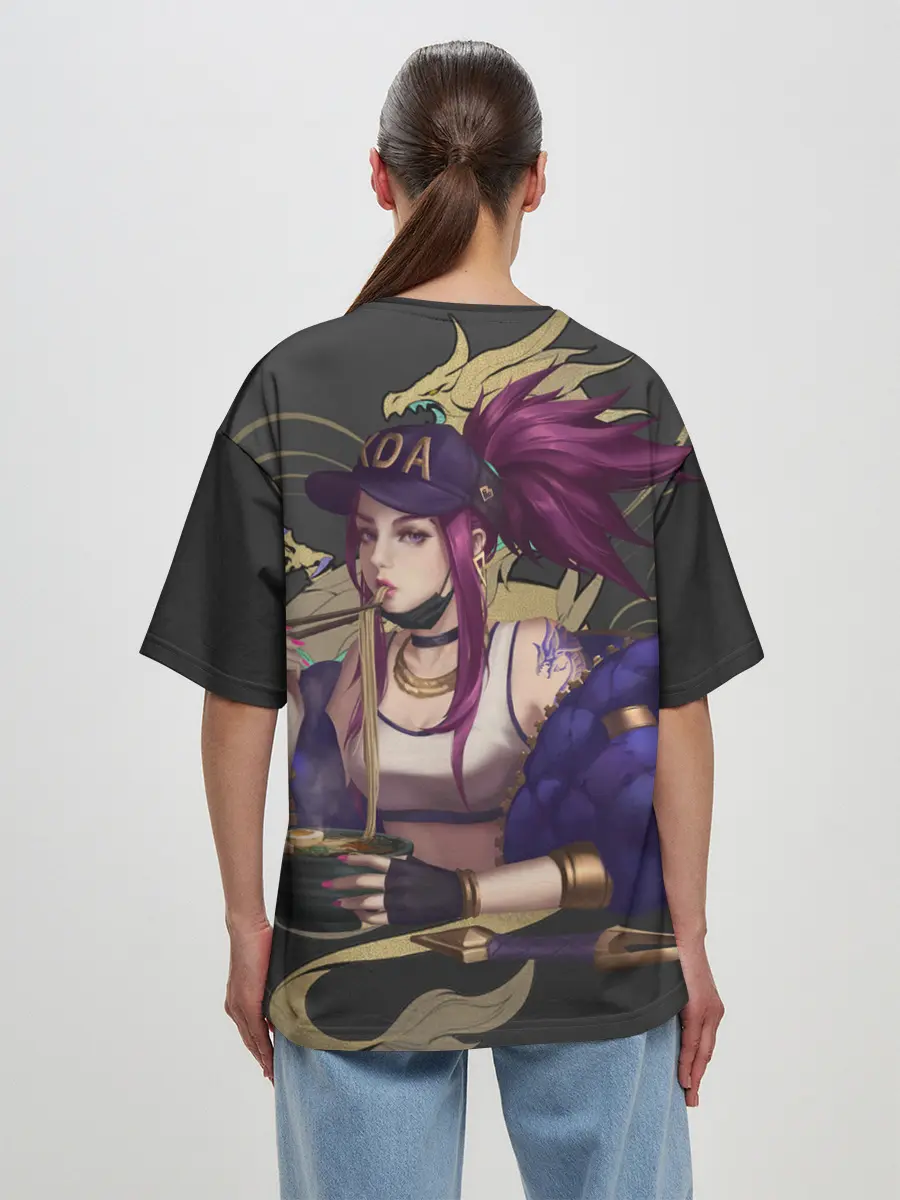 Женская футболка оверсайз / League of legends KDA