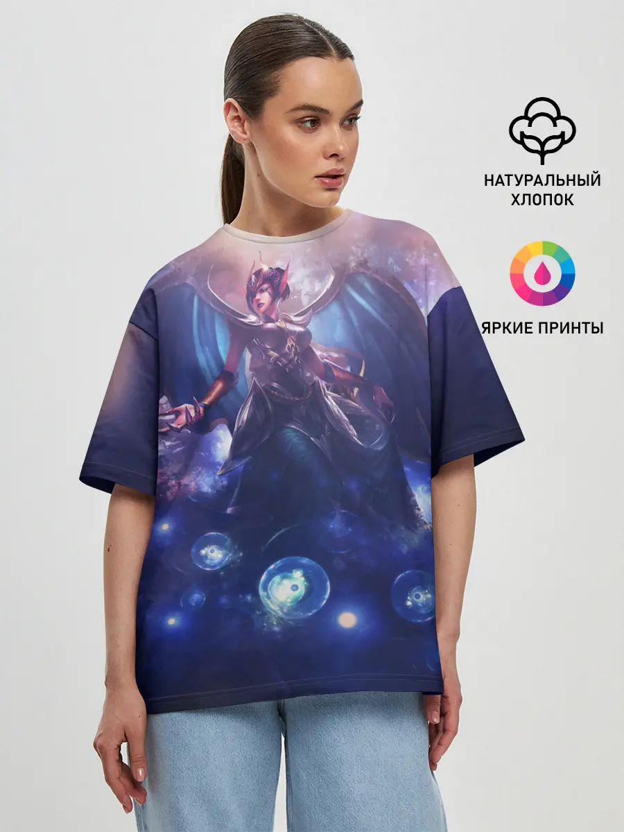 Женская футболка оверсайз / LOL