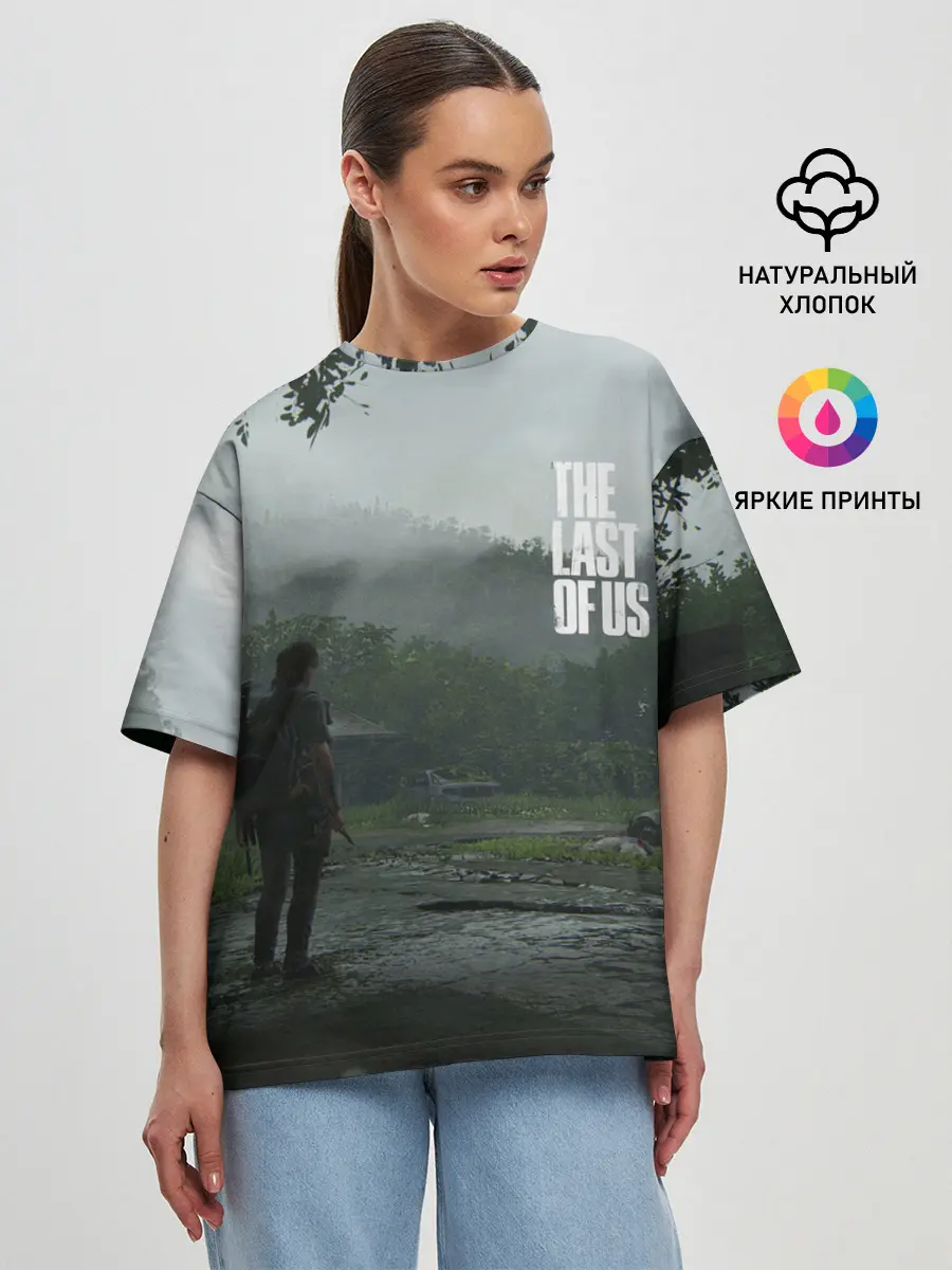 Женская футболка оверсайз / Last Of Us 2