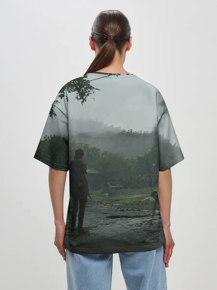 Женская футболка оверсайз / Last Of Us 2