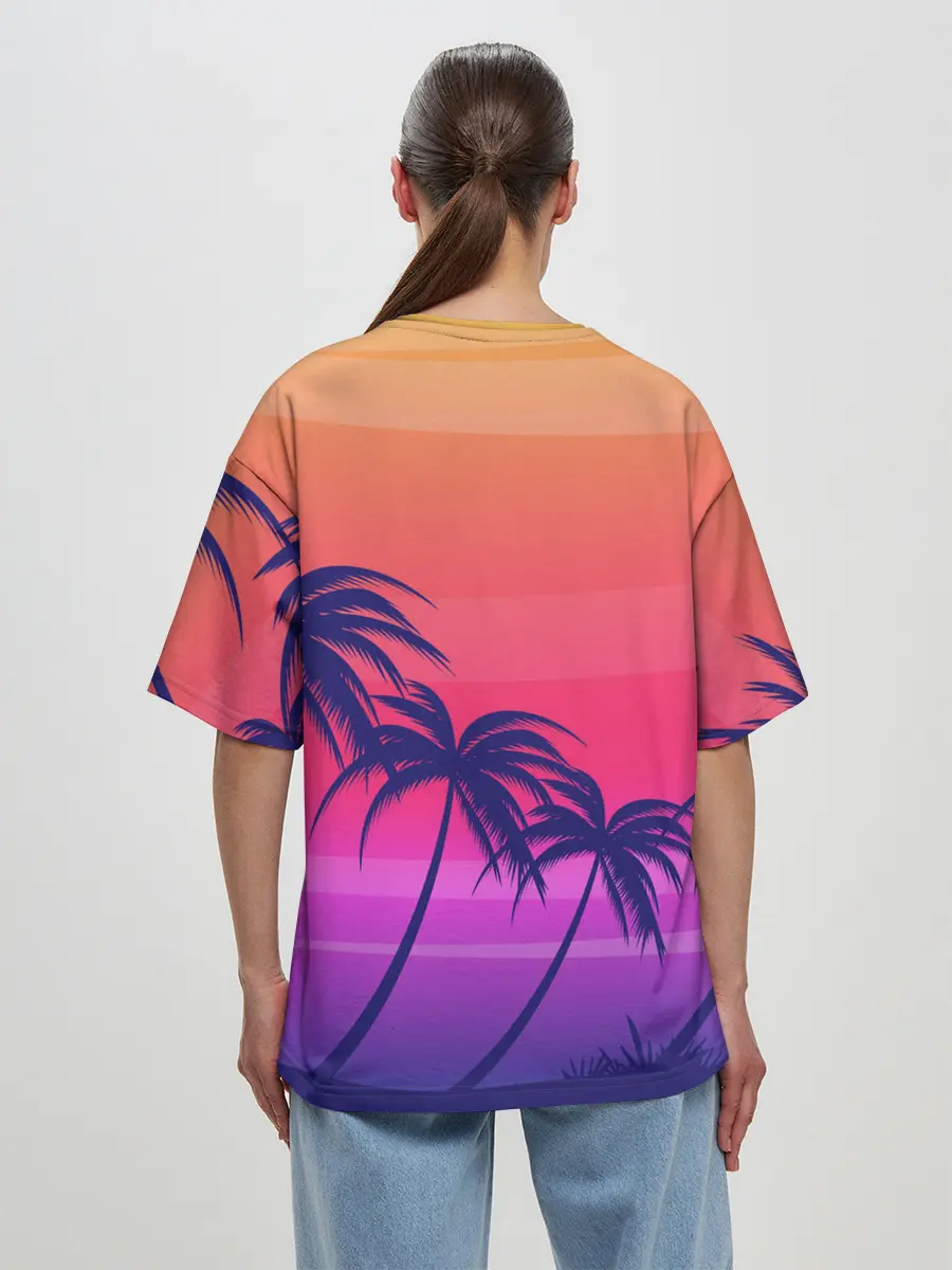 Женская футболка оверсайз / GTA