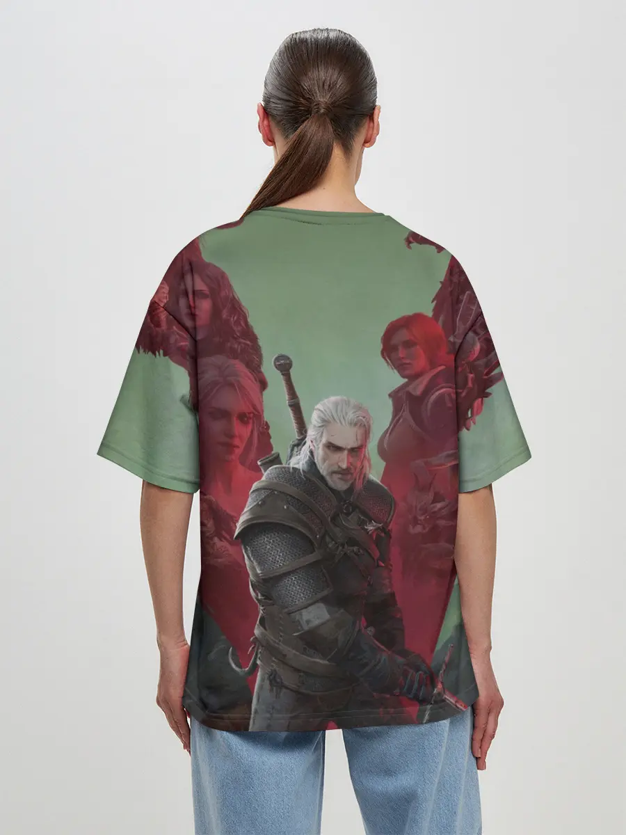Женская футболка оверсайз / The Witcher 5-летие