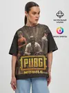 Женская футболка оверсайз / Pubg Mobile