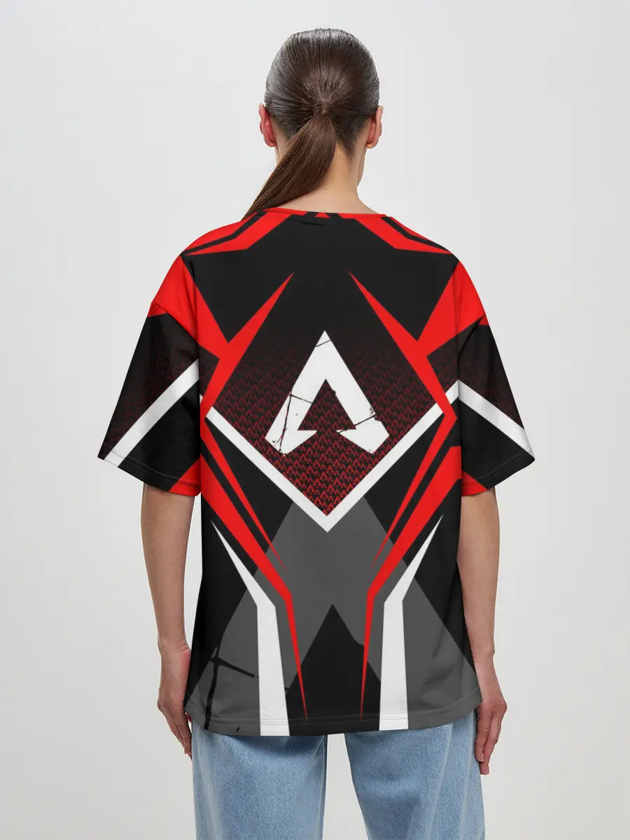 Женская футболка оверсайз / APEX