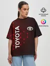 Женская футболка оверсайз / TOYOTA