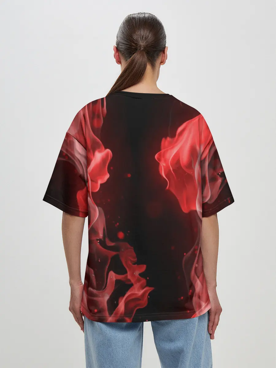 Женская футболка оверсайз / BMW