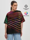Женская футболка оверсайз / STRIPES COLOR