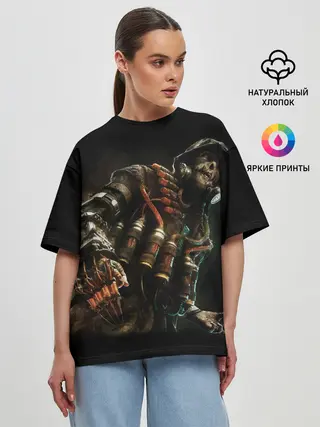 Женская футболка оверсайз / Scarecrow