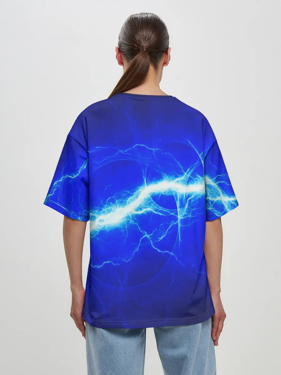 Женская футболка оверсайз / ELECTRIX