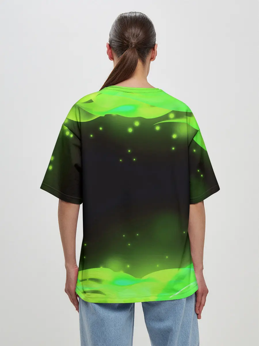 Женская футболка оверсайз / Minecraft 1