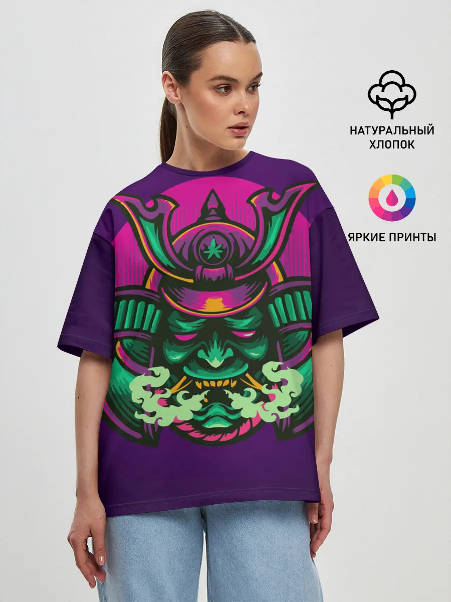 Женская футболка оверсайз / Маска Хання