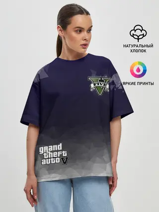 Женская футболка оверсайз / GTA V