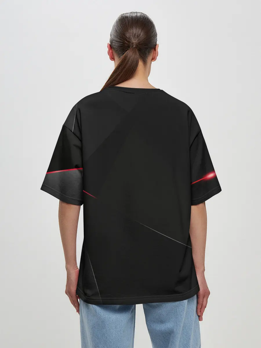 Женская футболка оверсайз / DARK