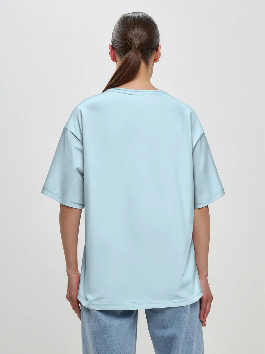 Женская футболка оверсайз / Боевой континент