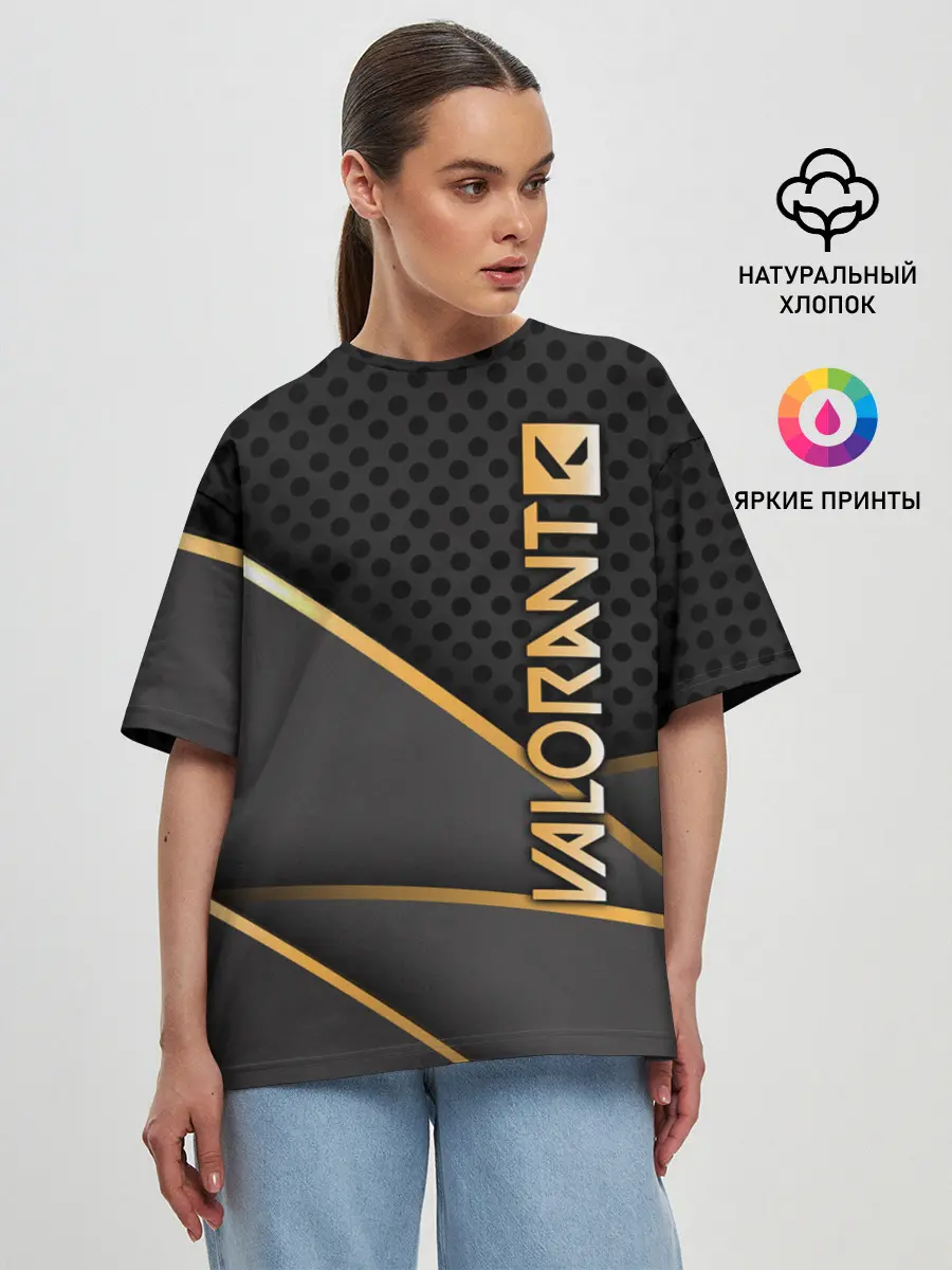 Женская футболка оверсайз / Valorant