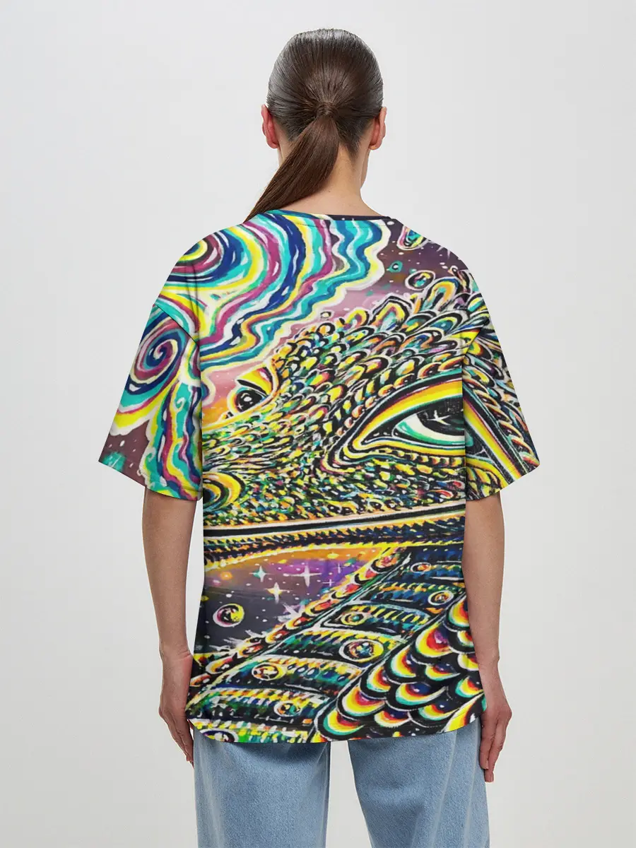 Женская футболка оверсайз / ИМПРЕССИОНИЗМ