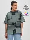 Женская футболка оверсайз / КУБИЗМ